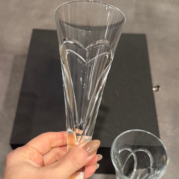 Waterford Wishes Crystal Toasting Champagne Wish Romance Flutes - Picture 6 of 8